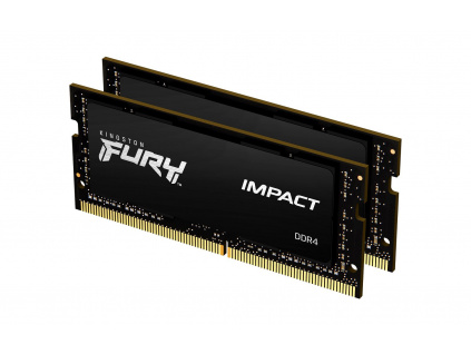 Kingston FURY Impact DDR4 32GB (Kit 2x16GB) 3200MHz SODIMM CL20, KF432S20IBK2/32