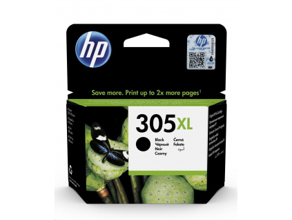 HP Ink Cartridge č.305 black XL, 3YM62AE