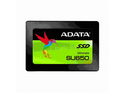 ADATA SSD 256GB Ultimate SU650SS 2,5" SATA III 6Gb/s (R:520/ W:450MB/s), ASU650SS-256GT-R