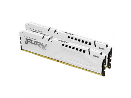 Kingston FURY Beast White/DDR5/32GB/5200MHz/CL40/2x16GB/White, KF552C40BWK2-32