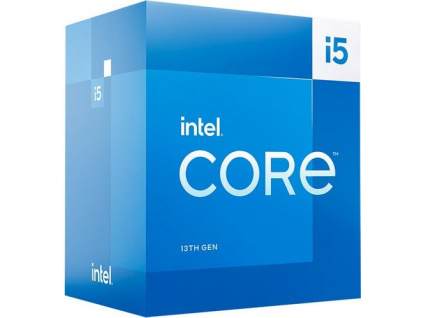 INTEL cpu CORE i5-13400 socket1700 Raptor Lake BOX 65W/154W 13.generace (od 3.3GHz do 4.6GHz, 10x jádro, 16x vlákno, 5/12MB cache, pro DDR4 do 3200, pro DDR5 do 4800) grafika, virtualizace, BX8071513400