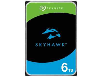 Seagate SkyHawk 6TB HDD / ST6000VX009 / Interní 3,5" / 7200 rpm / SATA III / 256 MB, ST6000VX009