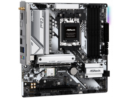 ASRock B650M Pro RS WiFi / AMD B650 / AM5 / 4x DDR5 DIMM / 3x M.2 / HDMI / DP / USB-C / WiFi / mATX, B650M PRO RS WIFI