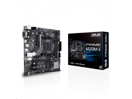 ASUS PRIME A520M-E soc.AM4 A520 DDR4 mATX M.2 D-Sub DVI HDMI, 90MB1510-M0EAY0