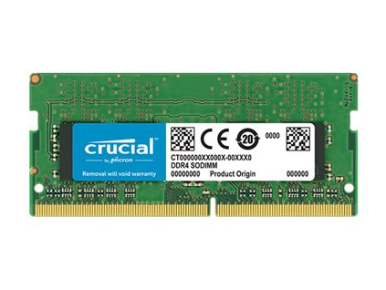 Crucial - DDR4 - modul - 16 GB - SO-DIMM 260-pin - 2400 MHz / PC4-19200 - CL17 - 1.2 V - bez vyrovnávací paměti - bez ECC, CT16G4SFD824A