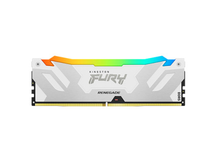 Kingston FURY Renegade/DDR5/32GB/6000MHz/CL32/1x32GB/RGB/White, KF560C32RWA-32