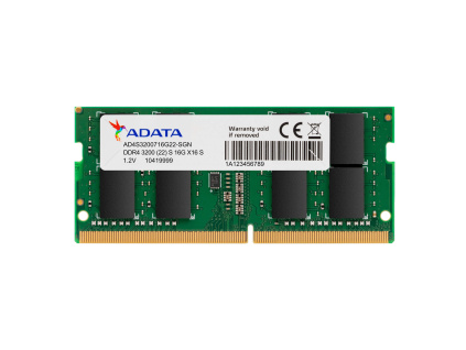 Adata/SO-DIMM DDR4/16GB/3200MHz/CL22/1x16GB, AD4S320016G22-SGN
