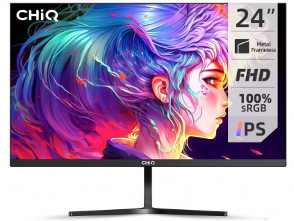 CHiQ MT 24F650 24", FHD, 75 Hz, Frameless, černý, 24F650