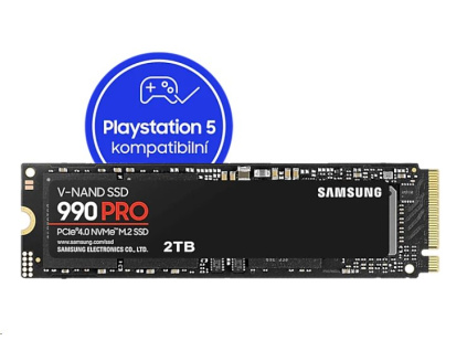 Samsung SSD 2TB 990 PRO PCIe Gen 4.0 x4, NVMe 2.0 (č/z: 7450/6900MB/s), MZ-V9P2T0BW