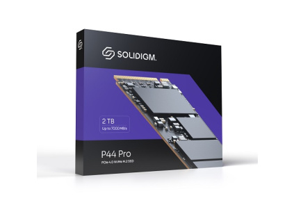 Solidigm P44 Pro (1.024 TB PCIe Gen 4 M.2 80mm, Hynix V7) Retail Box 1pk, SSDPFKKW010X7X1