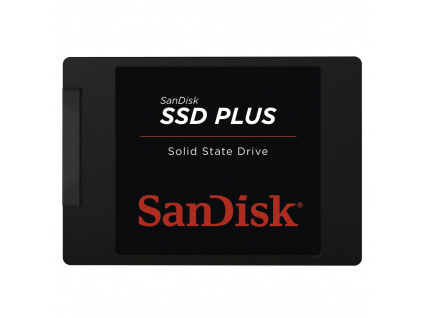 Sandisk Plus/480GB/SSD/2.5''/SATA/Černá/3R, SDSSDA-480G-G26