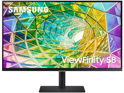 Samsung ViewFinity S80A/ 32"/ 3840x2160/ VA/ 5 ms/ 300 cd/m2/ DP/ HDMI/ USB/ VESA/ PIVOT/ černý, LS32A800NMPXEN