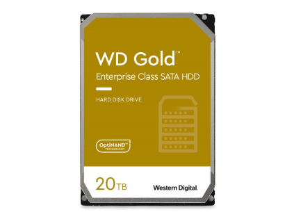 WD GOLD WD202KRYZ 20TB SATA/ 6Gb/s 512MB cache 7200 ot., CMR, Enterprise, WD202KRYZ