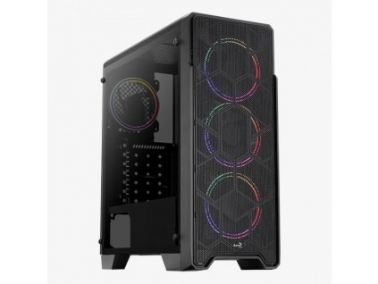 AEROCOOL skříň MLG Ore, Mid tower, 2x USB 3.0, 2x audio, bez zdroje, ACCM-PV21033.11