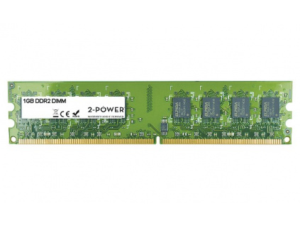 2-Power 1GB PC2-6400U 800MHz DDR2 Non-ECC CL6 DIMM 1Rx8 ( DOŽIVOTNÍ ZÁRUKA ), MEM1301A