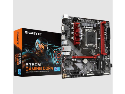 GIGABYTE MB Sc LGA1700 B760M GAMING DDR4, Intel B760, 2xDDR4, 1xDP, 1xHDMI, 1xVGA, mATX,, B760M GAMING DDR4