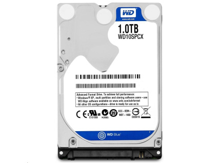 WD BLUE WD10SPZX 1TB SATA/600 128MB cache, 2.5" AF 7 mm, SMR, WD10SPZX