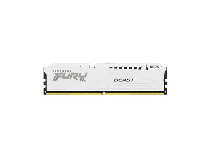 KINGSTON DIMM DDR5 FURY Beast White XMP 16GB 5200MT/s CL40, KF552C40BW-16