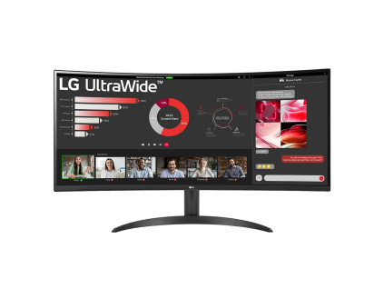 LG MT VA LCD LED 34" 34WR50QC - VA panel, 3440x1440, 300cd, 2xHDMI, DP, FreeSYNC, zakriven, 34WR50QC-B.AEU