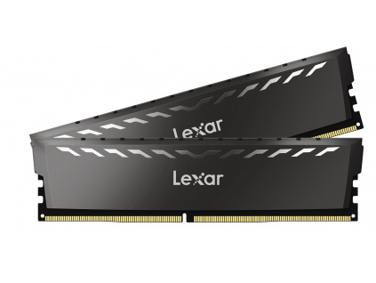 Lexar THOR DDR4 32GB (kit 2x16GB) UDIMM 3200MHz CL16 XMP 2.0 - Heatsink, černá, LD4BU016G-R3200GDXG
