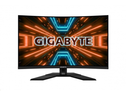 GIGABYTE LCD - 31,5" Gaming monitor M32QC QHD, 2560 x 1440, 165Hz, 3000:1, 350cd/m2, 1ms, 2xHDMI 2.0, 1xDP, 1xUSB-C, VA, M32QC