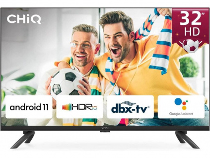 CHiQ L32G7L TV 32", HD, smart, Android 11, dbx-tv, Dolby Audio, Frameless, L32G7L