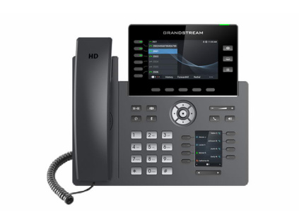 Grandstream GRP2616 SIP telefon, 2xdisplej, 4.3'' a 2.4'', 6 SIP účty, 24 pr.tl.,2x1Gb, WiFi, BT, USB, GRP2616