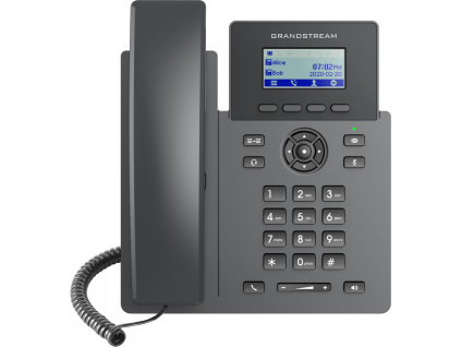 Grandstream GRP2601P SIP telefon, 2,21'' LCD displej, 2 SIP účty, 100Mbit port, PoE, GRP2601P