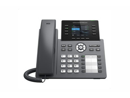 Grandstream GRP2634 SIP telefon, 2.8'' TFT bar. displej, 4 SIP účty, 10 pr. tl., 2x10/100Mb, WiFi, BT, GRP2634