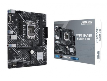 ASUS PRIME H610M-E D4 soc 1700 H610 DDR4 mATX M.2 HDMI D-sub DP, 90MB19N0-M0EAY0