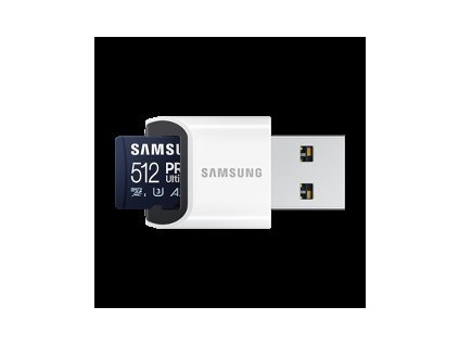 Samsung micro SDXC 512GB PRO Ultimate + USB adaptér, MB-MY512SB/WW