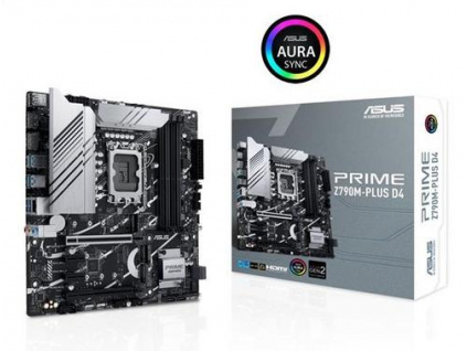 ASUS mb PRIME Z790M-PLUS D4 (soc 1700 DDR4 Z790 mATX HDMI DP), 90MB1D20-M0EAY0