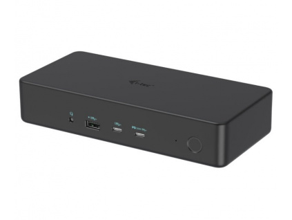 i-tec dokovací stanice Gen2 Thunderbolt 3/ 4K Dual display/ 4x USB3.0/ 2x USB-C/ 2x DP/ 2x HDMI/ LAN/ Power Delivery 100, CADUAL4KDOCKPD2