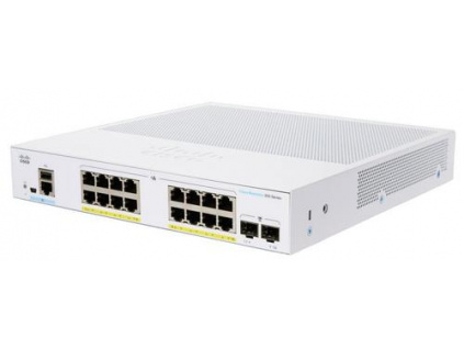 Cisco CBS350-16P-2G - REFRESH switch (CBS350-16P-2G-EU použitý), CBS350-16P-2G-EU-RF