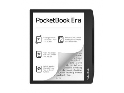 POCKETBOOK 700 ERA InkPad Silver, stříbrný, 16GB, dotykový displej s integrovaným SMARTlight, PB700-U-16-WW
