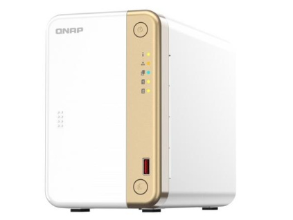 QNAP TS-262-4G TurboNAS server s RAID, fix 4GB DDR4, pro 2x 3,5/2,5in SATA3 HDD/SSD (1x HDMI, 2x USB3 + 1xGLAN) datové úložiště, TS-262-4G