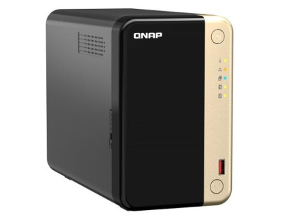 QNAP TS-264-8G TurboNAS server s RAID, fix 8GB DDR4, pro 2x 3,5/2,5in SATA3 HDD/SSD (1x HDMI, 2x USB3 + 2xGLAN) datové úložiště, TS-264-8G