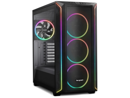 Be quiet! skříň SHADOW BASE 800FX / ARGB / 4x140mm ARGB fan / USB-C / 2xUSB 3.0 / tvrzené sklo / černá, BGW63