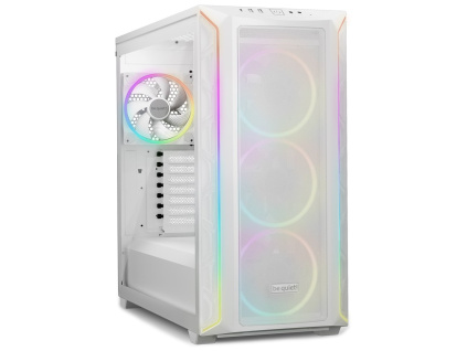 Be quiet! skříň SHADOW BASE 800FX / ARGB / 4x140mm ARGB fan / USB-C / 2xUSB 3.0 / tvrzené sklo / bílá, BGW64