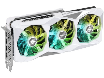 ASROCK AMD Radeon RX 7800 XT Steel Legend 16G OC / 16GB GDDR6 / PCI-E / HDMI / 3x DP, RX7800XT SL 16GO