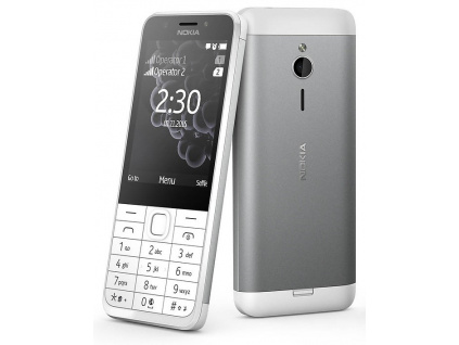 Nokia 230 Dual SIM, Silver, A00026951