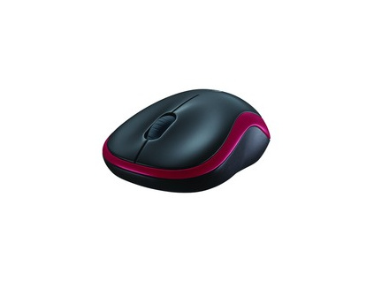 Logitech Wireless Mouse M185 - EER2 - RED, 910-002240