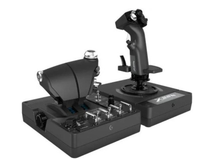 Logitech G X56 HOTAS RGB Throttle and Stick Simulation Controller - USB - EMEA - X56 FOR EMEA, 945-000059