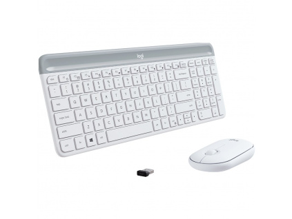 Logitech Slim Wireless Keyboard and Mouse Combo MK470 - OFFWHITE - US INT'L - INTNL, 920-009205