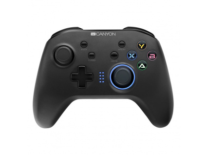CANYON Bezdrátový gamepad GPW3 4v1 (Nintendo Switch, Android, PC, PS3), CND-GPW3