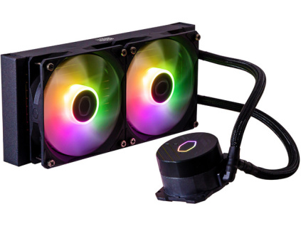 Cooler Master vodní chladič MASTERLIQUID 240L CORE ARGB, černý, MLW-D24M-A18PZ-R1