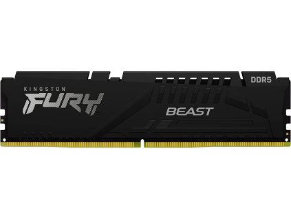 Kingston FURY Beast/DDR5/128GB/5200MHz/CL40/4x32GB/Black, KF552C40BBK4-128