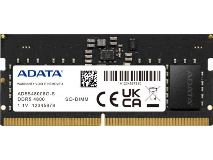 Adata/SO-DIMM DDR5/32GB/4800MHz/CL40/1x32GB, AD5S480032G-S