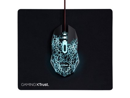 TRUST BASICS GAMING MOUSE & PAD, 24752