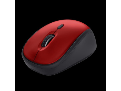 TRUST myš Yvi+ Wireless Mouse Eco Red, červená, 24550